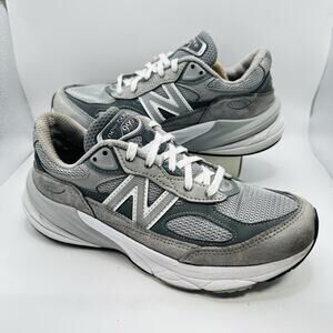 New Balance 990 V6 ‘Made in USA’ Grey White Women’s Sneaker Shoe Size 7 US